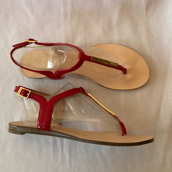 👠Calvin Klein Size 7 Sandals - Picture 2 of 5